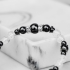 KŘIŠŤÁL X HEMATIT NÁRAMEK S DEKORACÍ (UNISEX) 6
