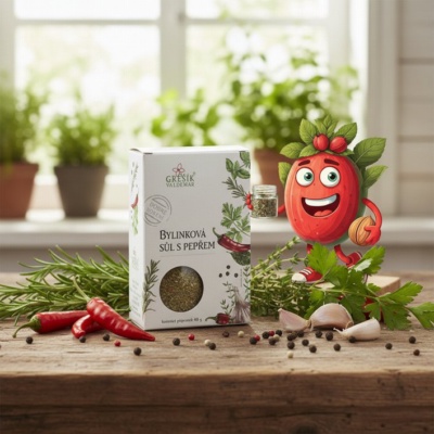 Bylinková sůl s pepřem 40 g GREŠÍK Dobré koření