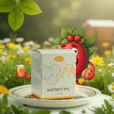 Květový pyl v medu 250 g Pleva