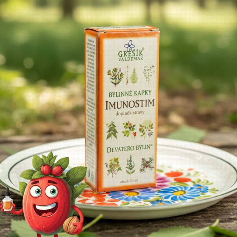 Imunostim kapky 50 ml GREŠÍK-Z-40% líh, Devatero bylin kapky