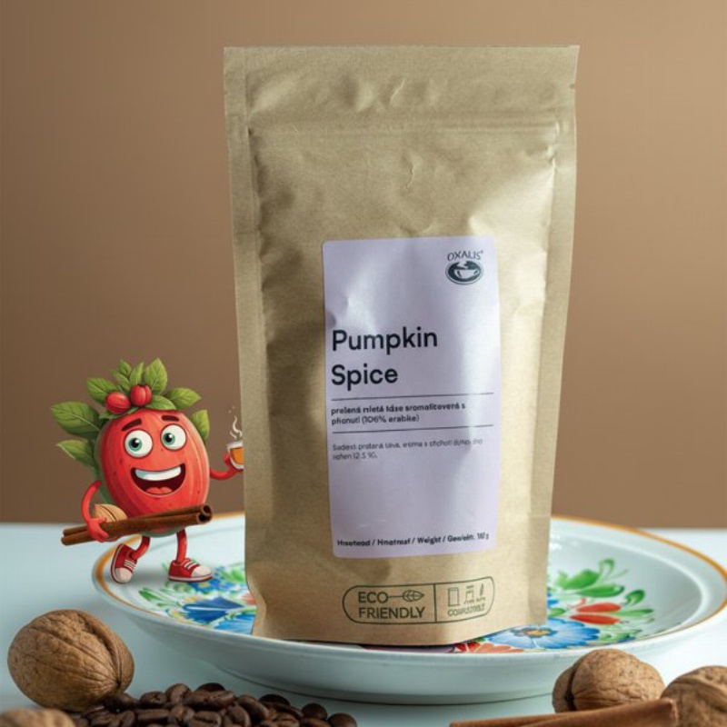 Pumpkin spice 150 g - káva, aromatizovaná, mletá - Oxalis