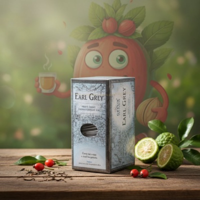 Earl Grey 20 n.s. přebal GREŠÍK Černý čaj
