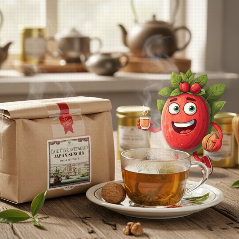 Japan Sencha z.č. 0,5 kg GREŠÍK Čaje 4 světadílů