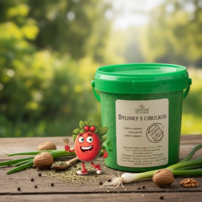 Bylinky s cibulkou 350 g KBELÍČEK GREŠÍK Dobré koření