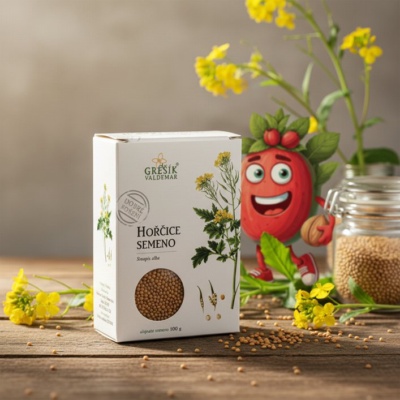 Hořčice semeno 100 g GREŠÍK Dobré koření