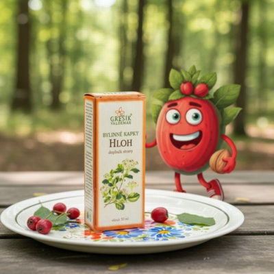 Hloh kapky 50 ml GREŠÍK-Z-35% líh, Bylinné kapky
