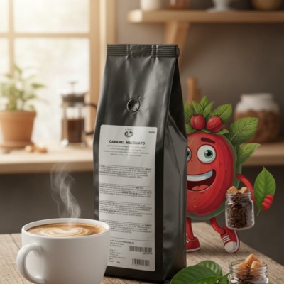 Caramel Macchiato - 0,5 kg káva, aromatizovaná - Oxalis
