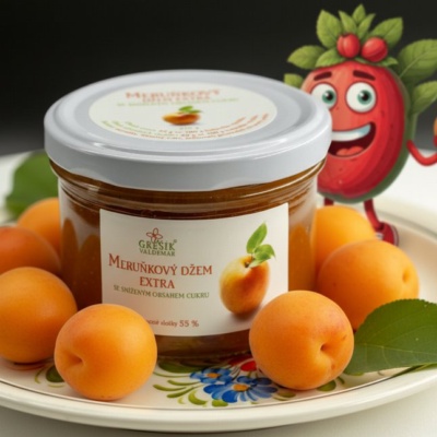 Džem Meruňkový extra Speciální 215 g GREŠÍK