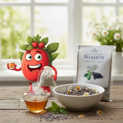 Relaxační koupel 20 g GREŠÍK, Bylinná koupel