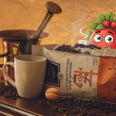 GIOVE 1000g - Italská zrnková káva Caffe Pompeii