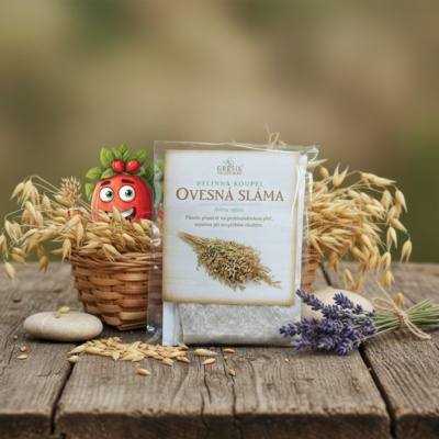 Ovesná sláma koupel 30 g GREŠÍK, Bylinná koupel