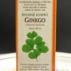 Ginkgo kapky 50 ml GREŠÍK-Z-40% líh, Bylinné kapky