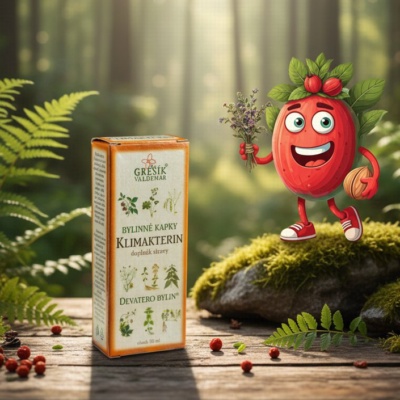Klimakterin kapky 50 ml GREŠÍK-Z-40% líh, Devatero bylin kapky