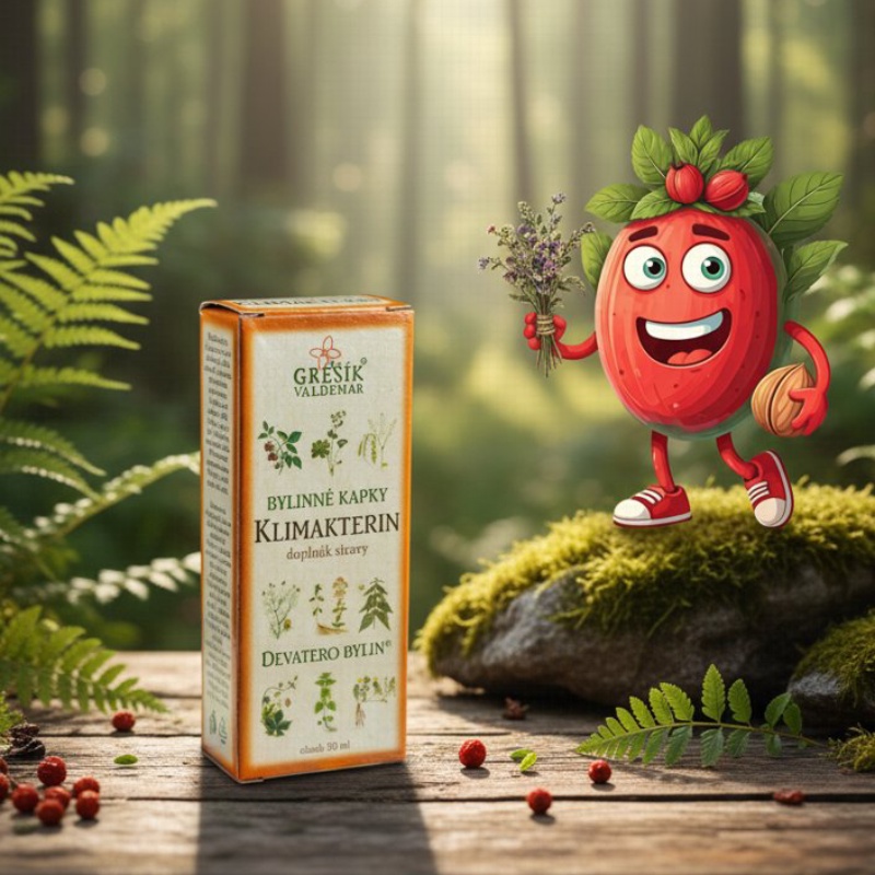 Klimakterin kapky 50 ml GREŠÍK-Z-40% líh, Devatero bylin kapky