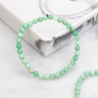 CHRYZOPRAS NÁRAMEK NA RUKU KORÁLKOVÝ (UNISEX) PREMIUM 6