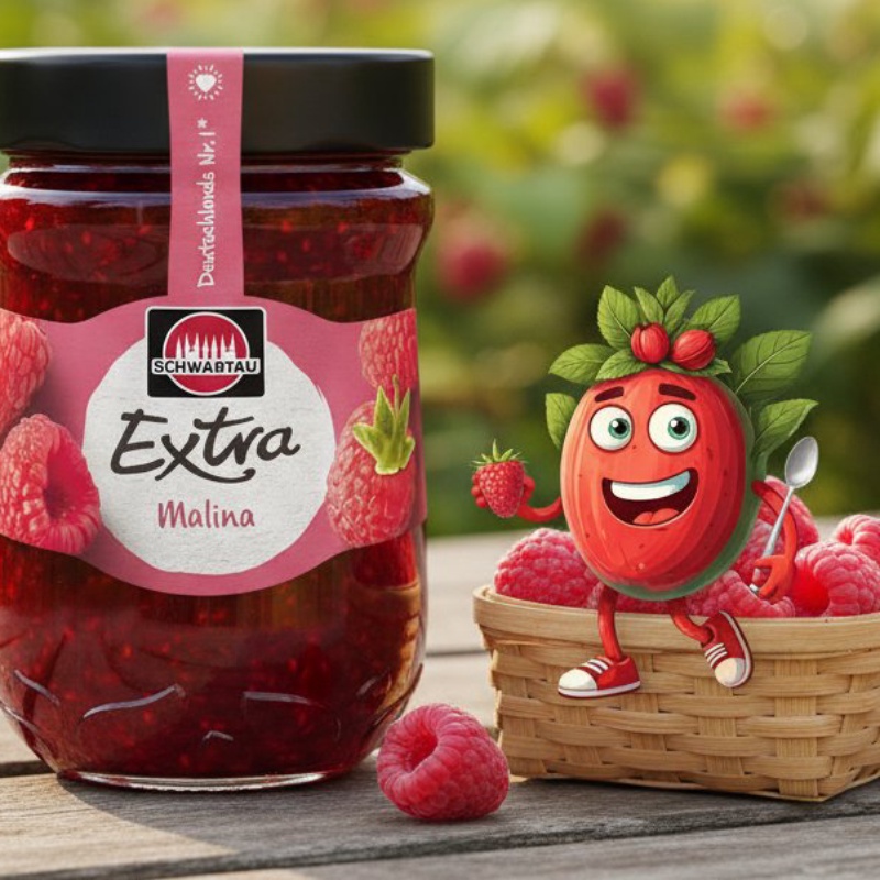 Schwartau Extra Malinový džem 340g
