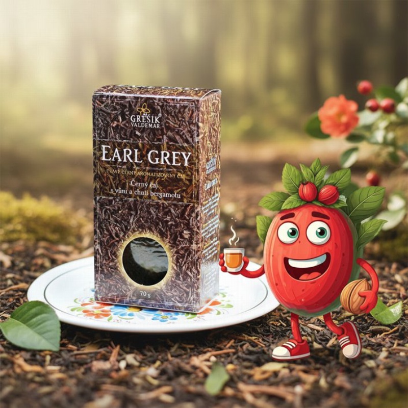 Earl Grey č.č. 70 g krab. GREŠÍK Čaje 4 světadílů