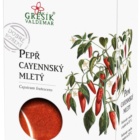 Pepř cayennský mletý 40 g GREŠÍK Dobré koření