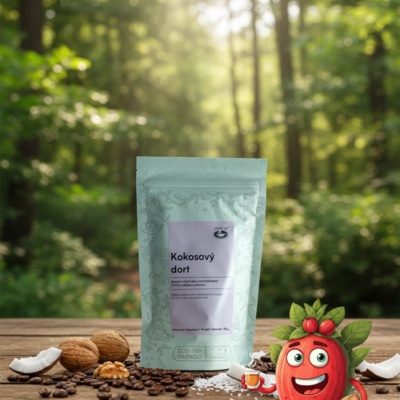 Kokosový dort 150 g - káva,aromatizovaná,mletá - Oxalis