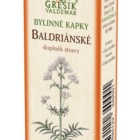 Baldriánské kapky 50 ml GREŠÍK-Z-40% líh, Bylinné kapky