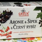 Aronie & Šípek & Černý rybíz 20 n.s. přebal GREŠÍK Ovocný čaj