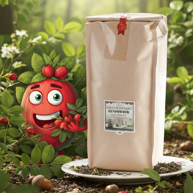 Gunpowder z.č. 1 kg GREŠÍK Čaje 4 světadílů