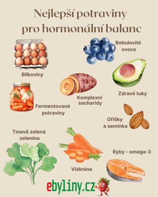 Nejlepší potraviny pro hormonální balanc 😊 Řešíte hormonální balanc? 😊 https://www.ebyliny.cz/susene-plody-a-orechy/...