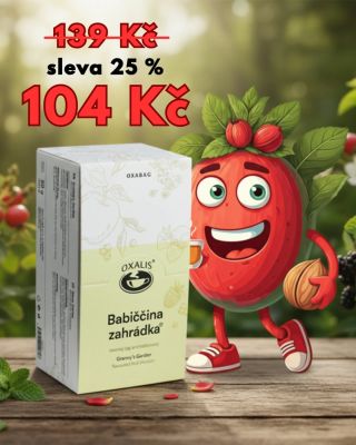 TIP TÝDNE: Babiččina zahrádka ® - OXABAG (10 sáčků x 5g) skvělá cena 104 Kč Ovocný porcovaný čaj s kouzelnou chutí...
